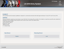 Tablet Screenshot of liaentries.com